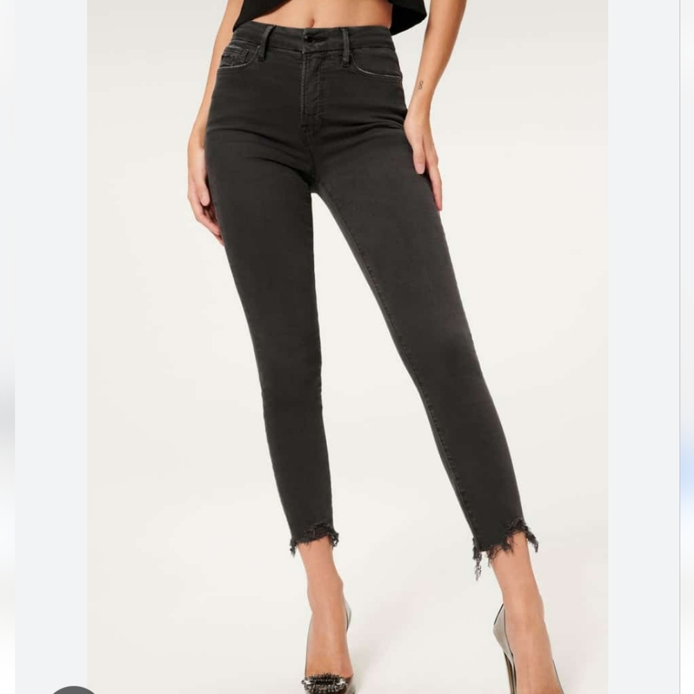 Good American Charcoal Ankle Jeans